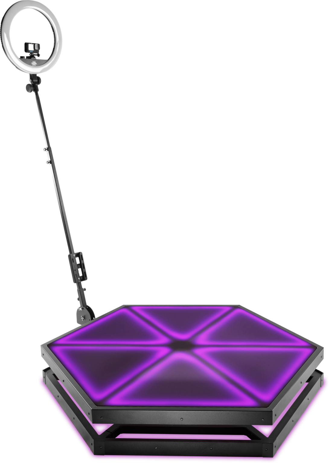 Platformă video 360 Selfie Booth Full LED